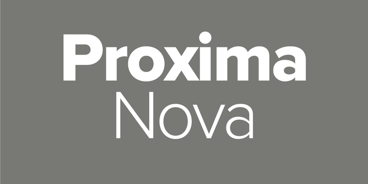 Proxima Nova Condensed