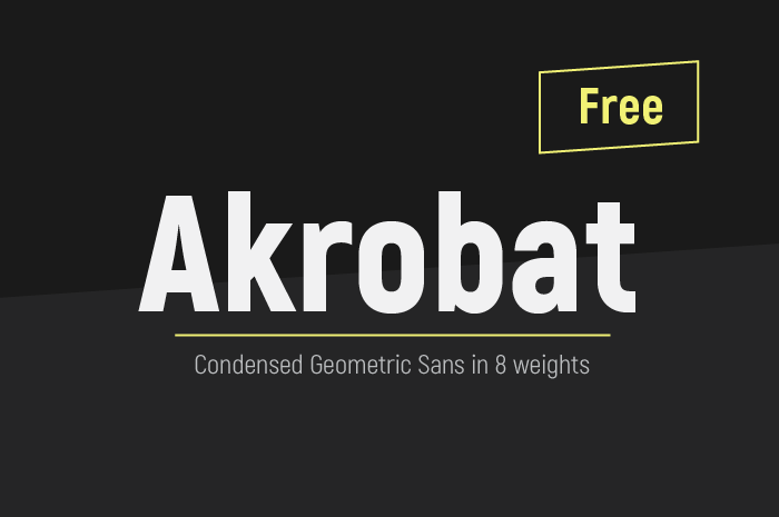 フォント Akrobat