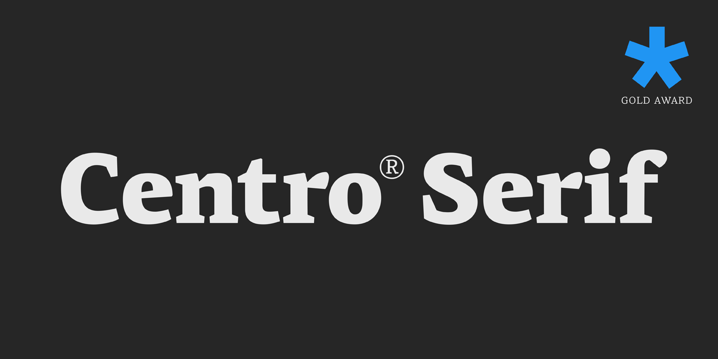 フォント PF Centro Serif Pro