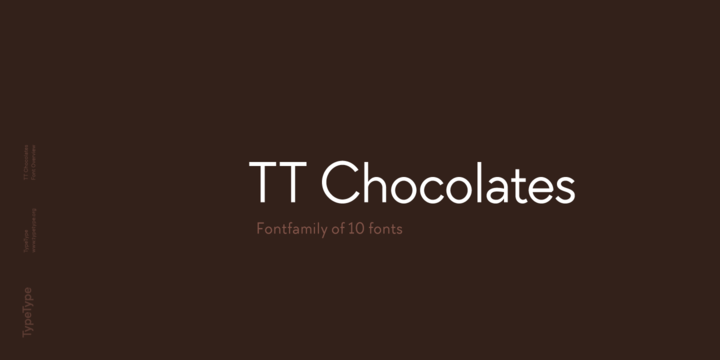 フォント TT Chocolates 