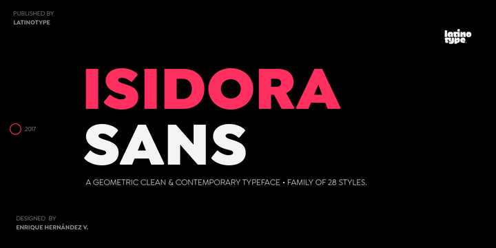フォント Isidora Sans