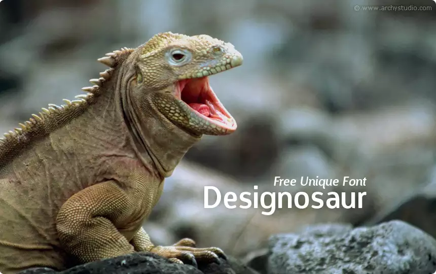 フォント Designosaur