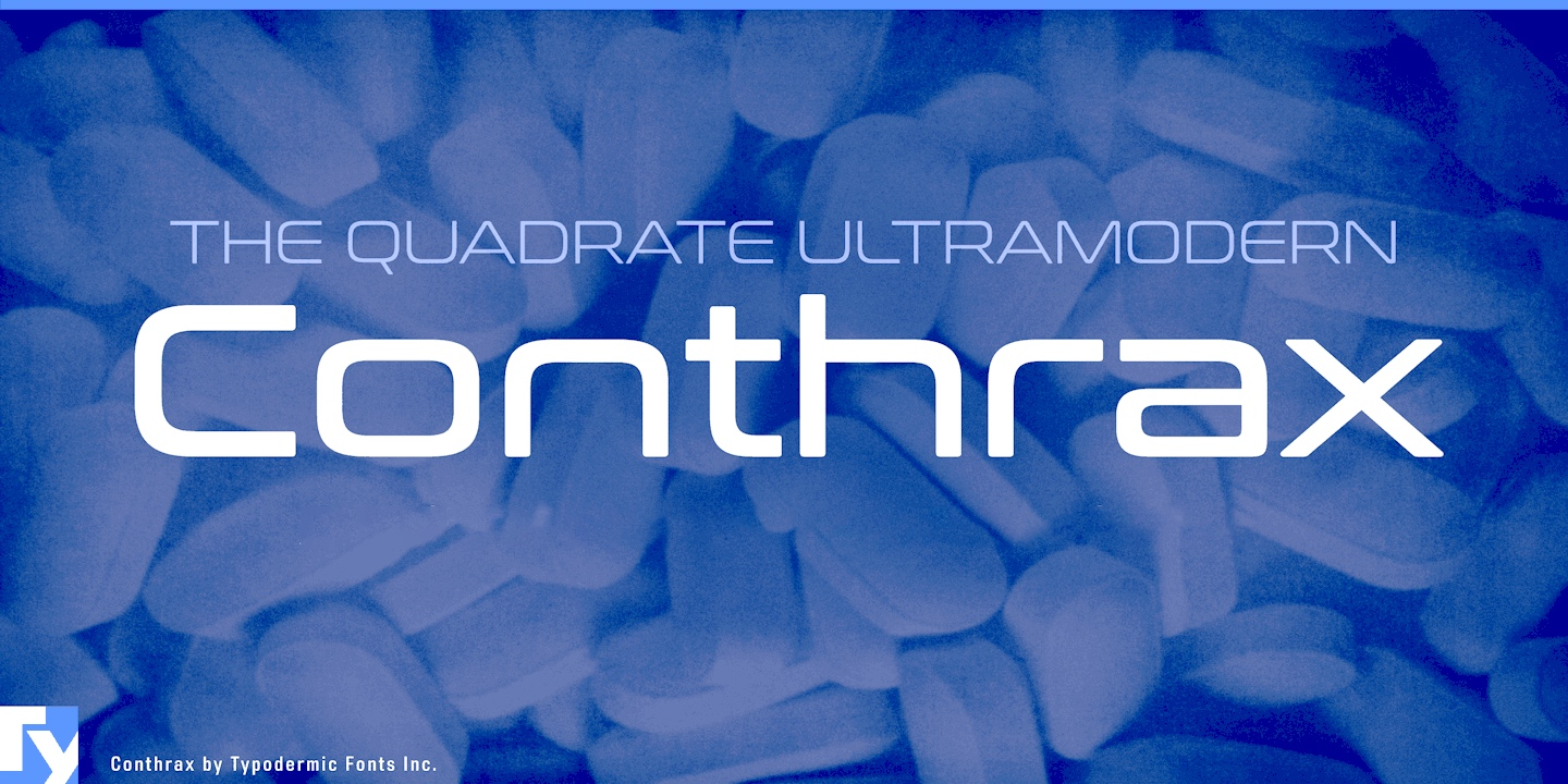 フォント Conthrax SemiBold