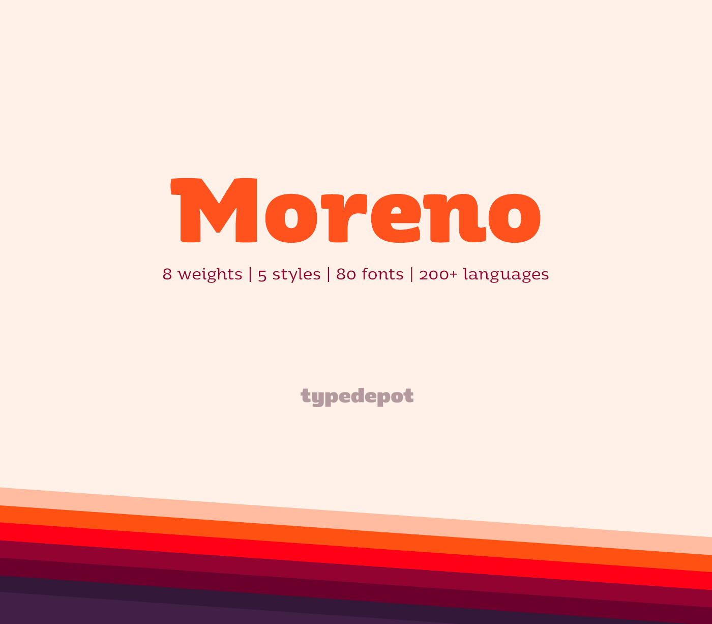 フォント Moreno