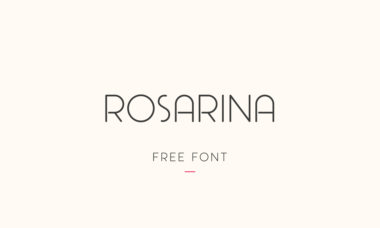 フォント Rosarina