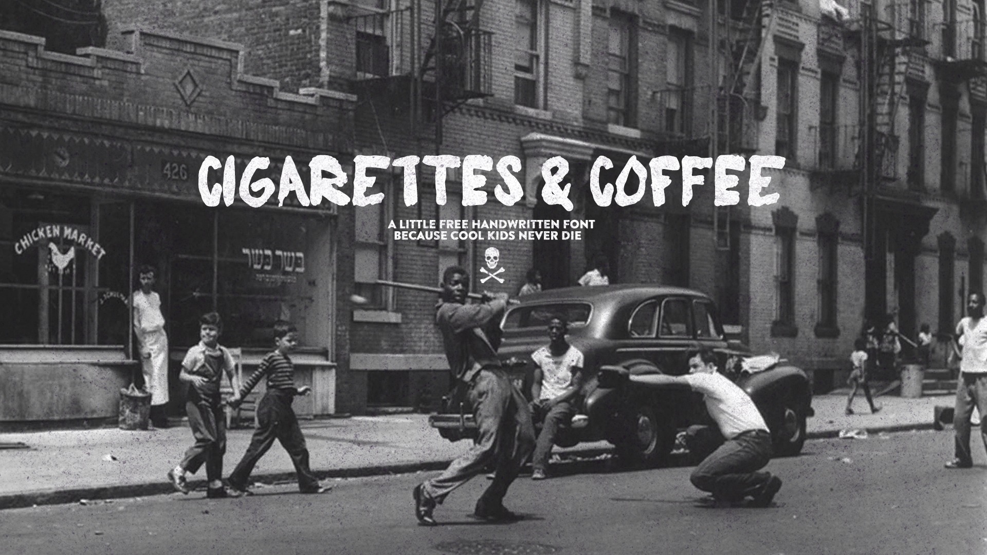 フォント Cigarettes and Coffee