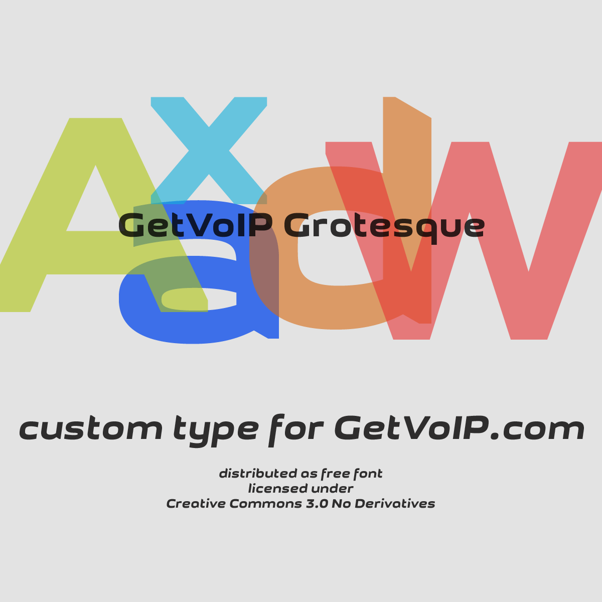 フォント GetVoIP Grotesque