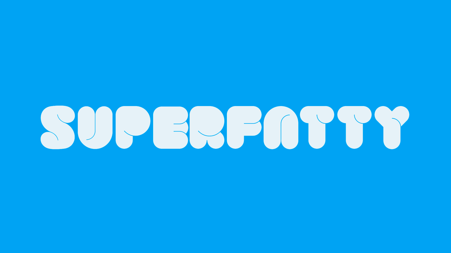 フォント Superfatty