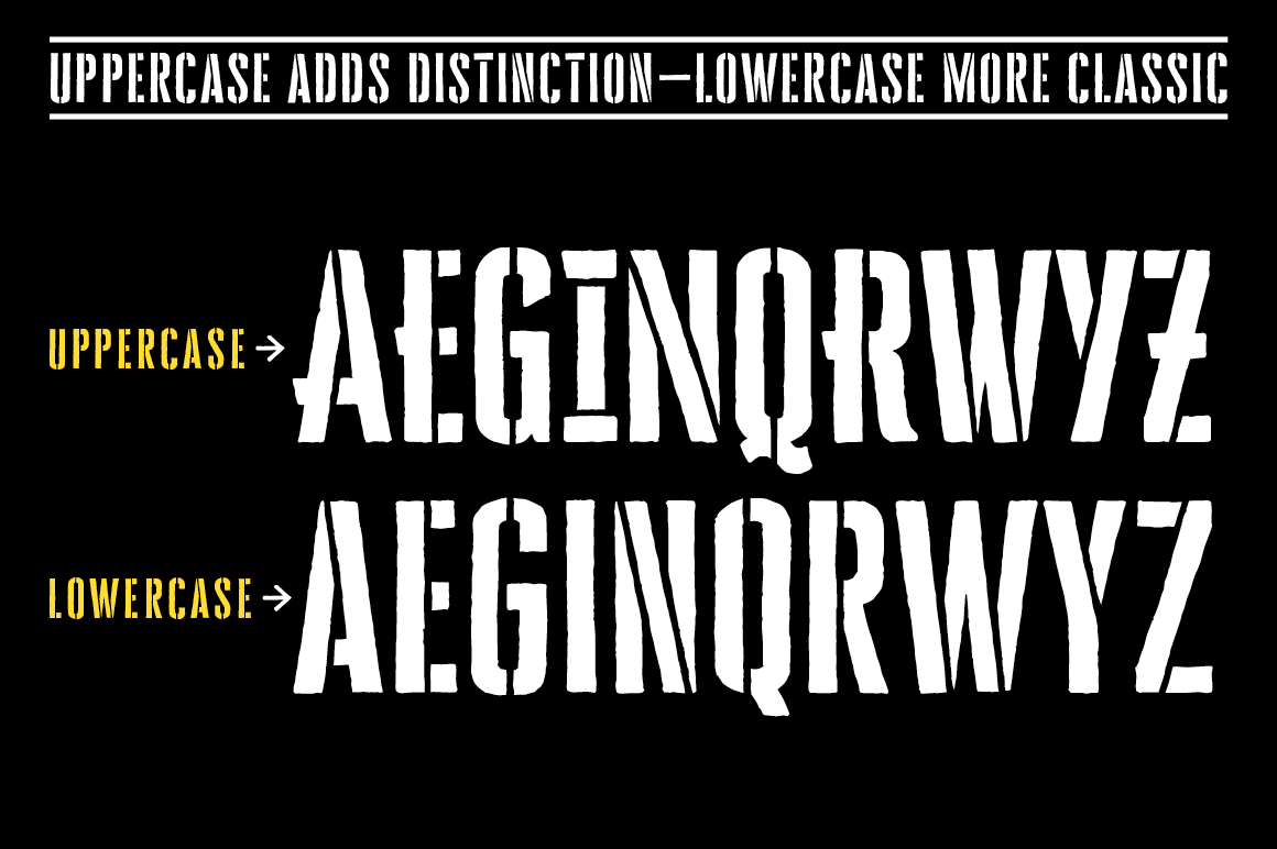 Cheddar Gothic Stencil