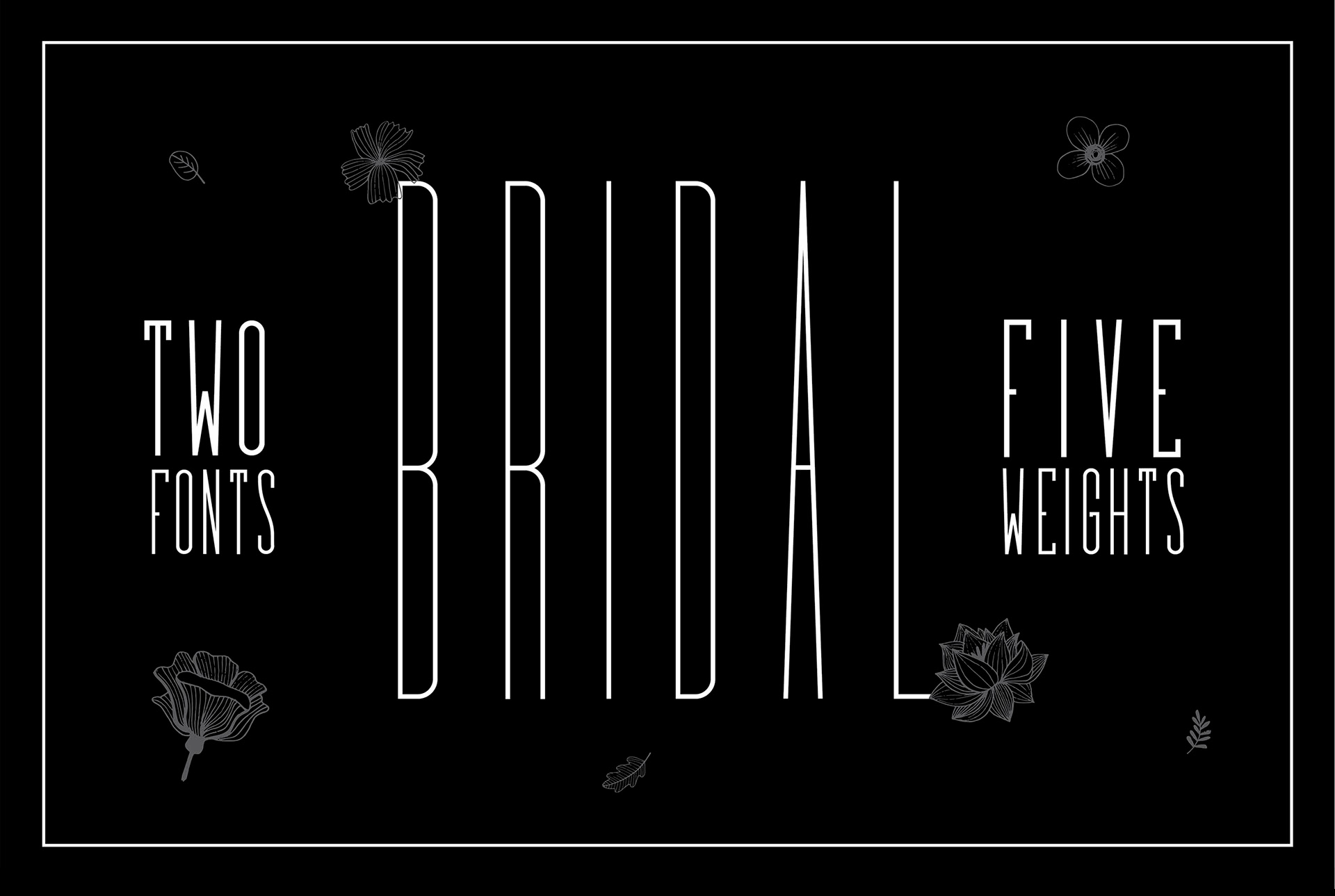 フォント Bridal
