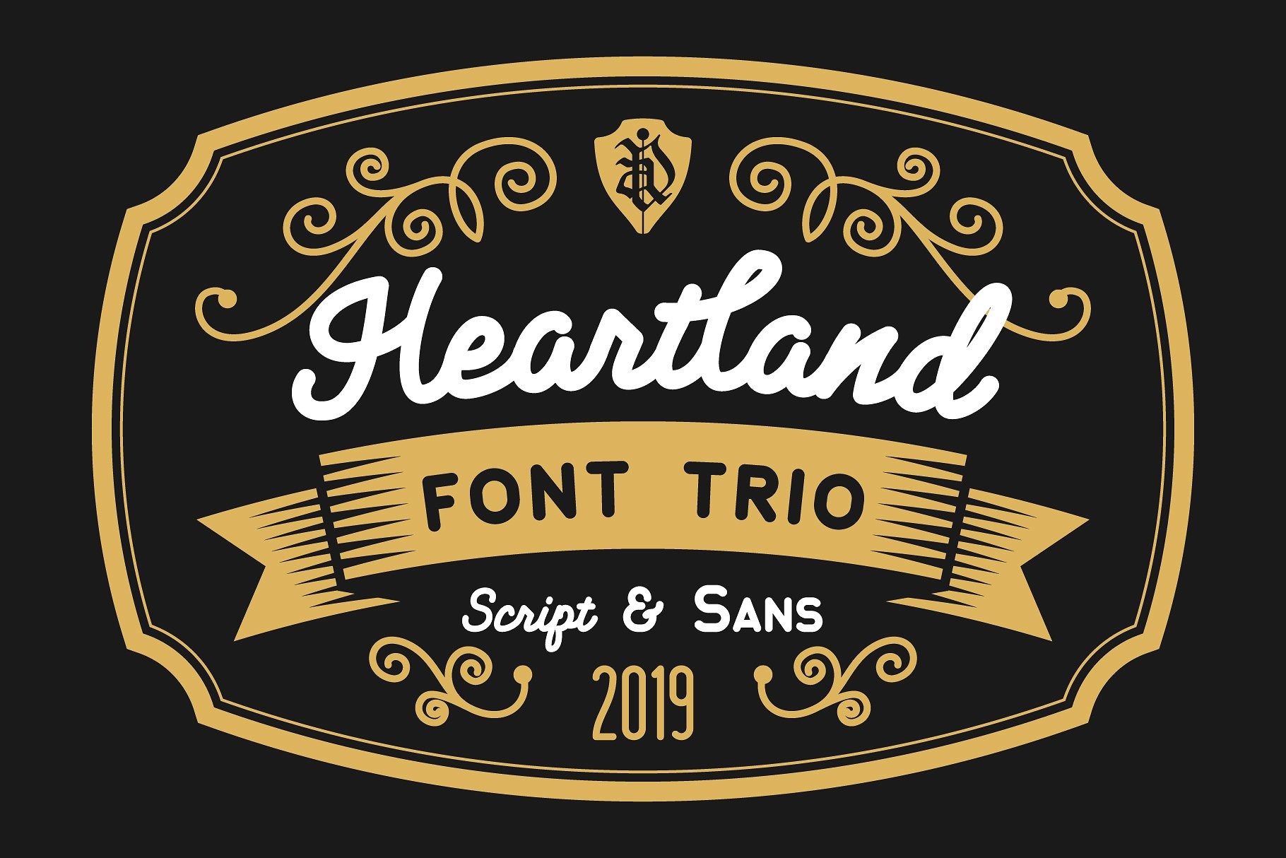 フォント Heartland Sans