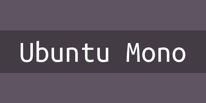 フォント Ubuntu Mono
