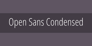 フォント Open Sans Condensed