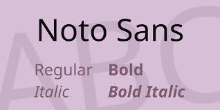 フォント Noto Sans