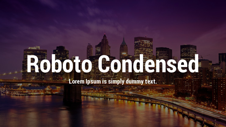 Roboto Condensed