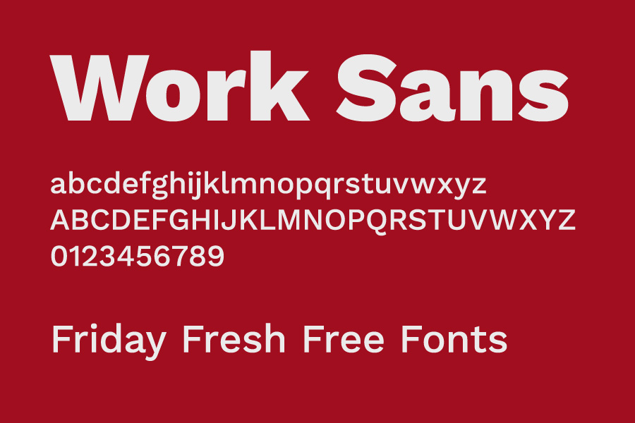 フォント Work Sans