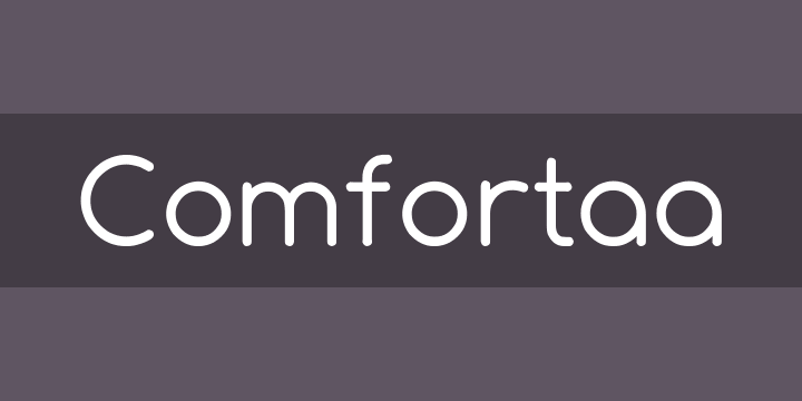 フォント Comfortaa