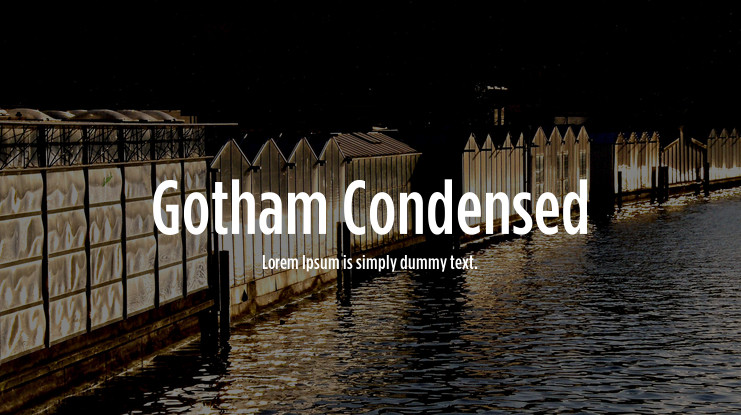 フォント Gotham Condensed
