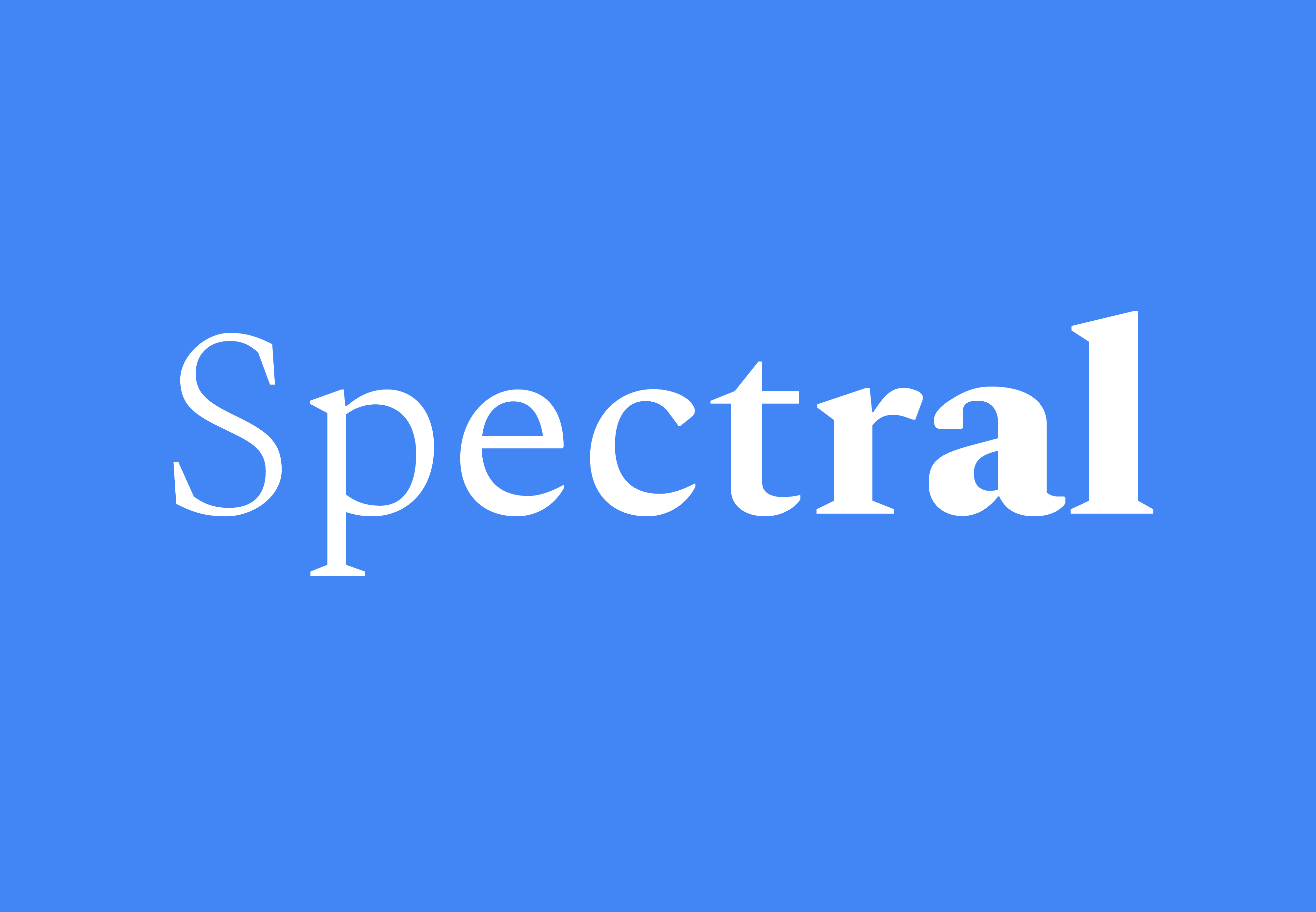フォント Spectral