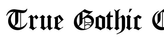 フォント True Gothic