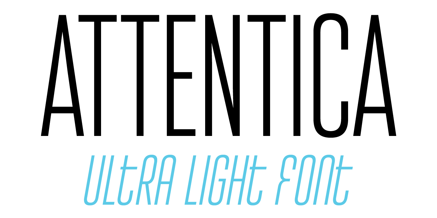 フォント Attentica 4F