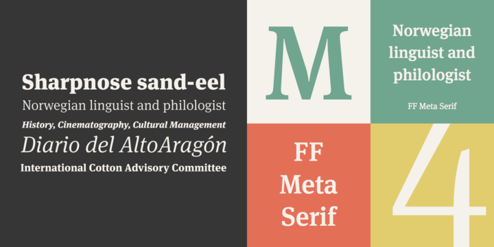 フォント Meta Serif Pro