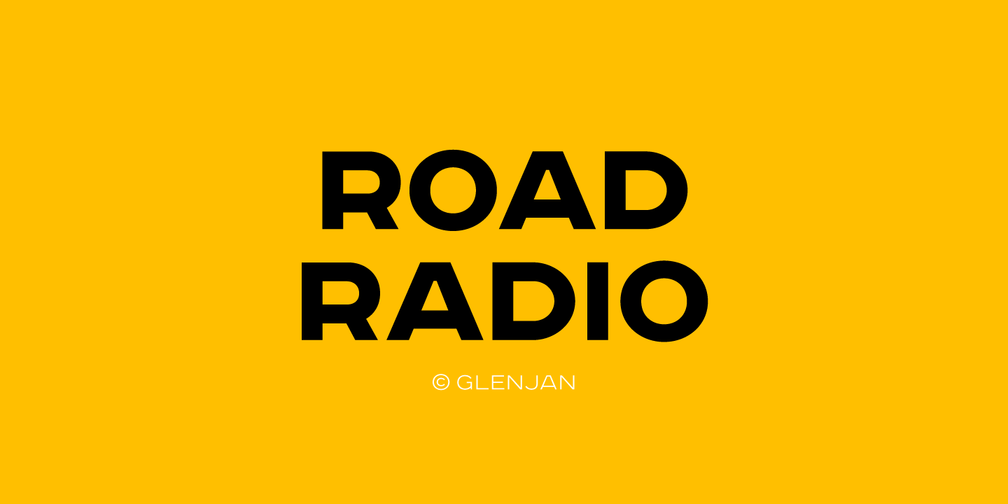 フォント Road Radio