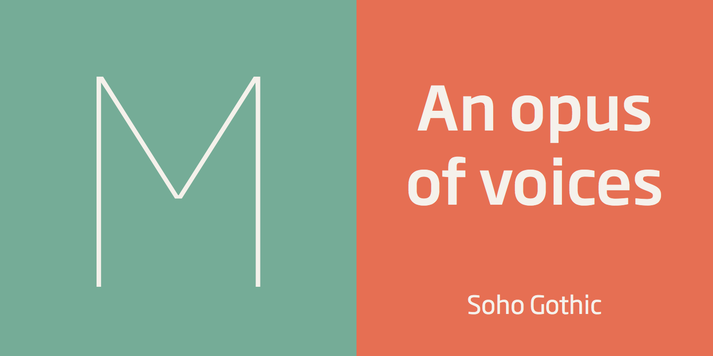 フォント Soho Pro