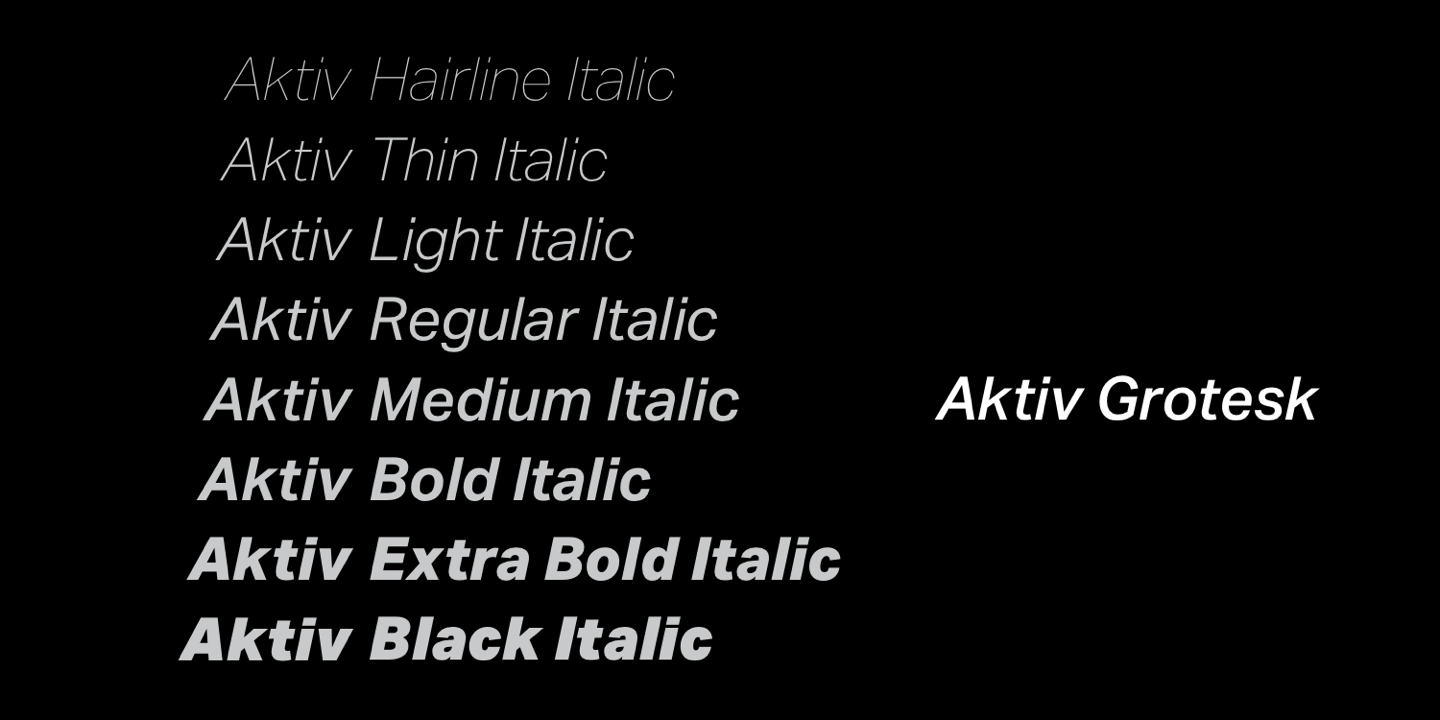 Aktiv Grotesk