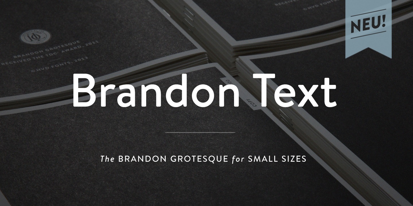 フォント Brandon Text