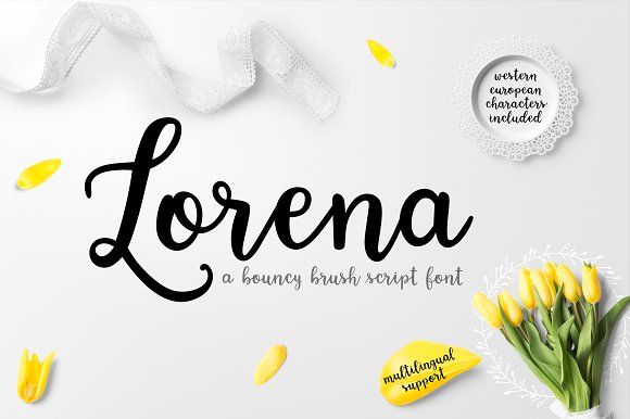 フォント Lorena