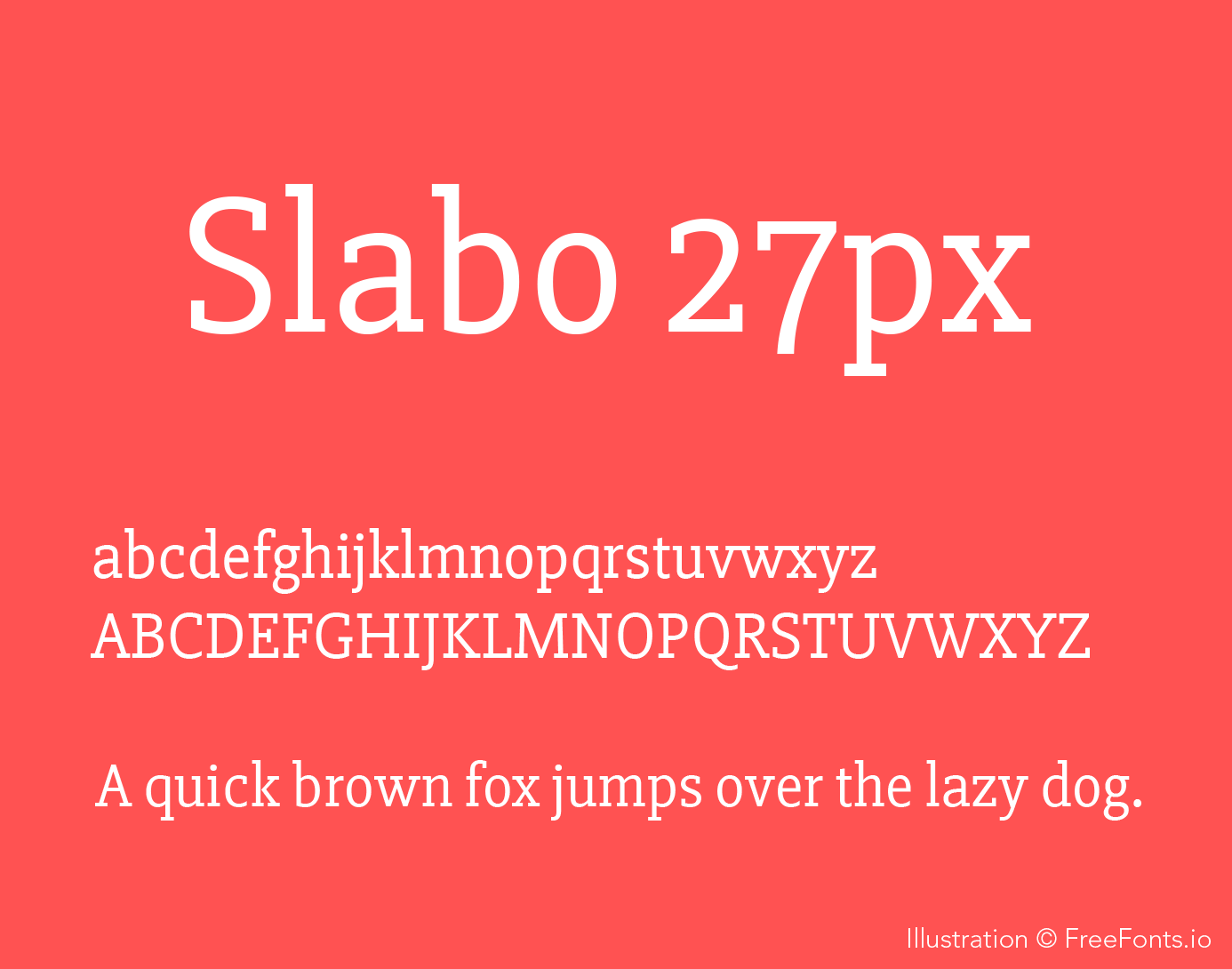 フォント Slabo 27px