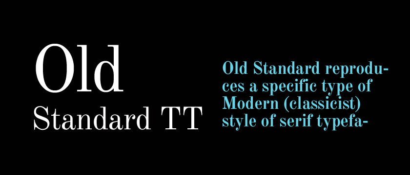 Old Standard TT
