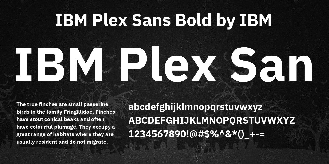 フォント IBM Plex Sans
