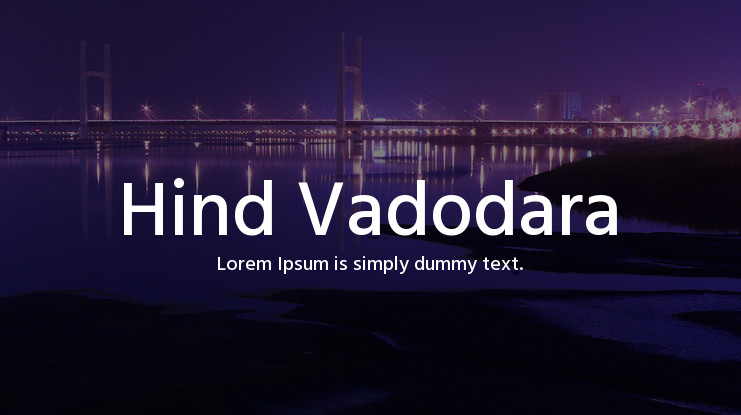 フォント Hind Vadodara