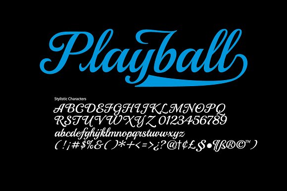 フォント Playball