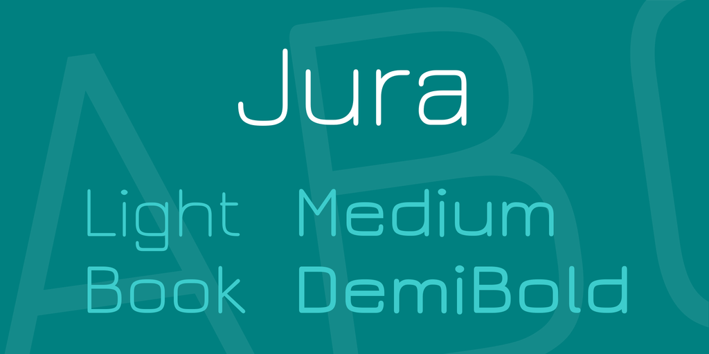 フォント Jura