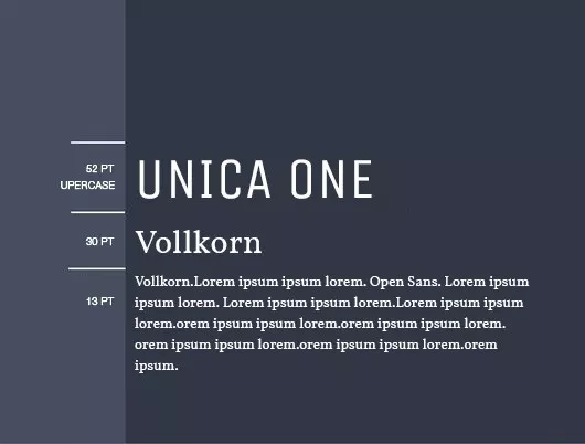 フォント Unica One