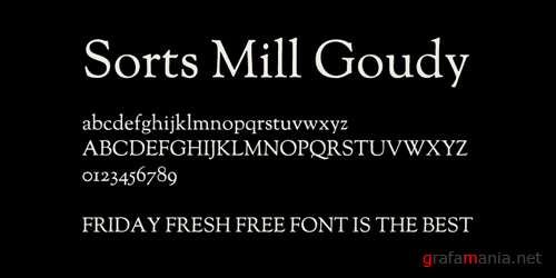 フォント Sorts Mill Goudy