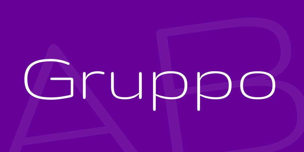 フォント Gruppo