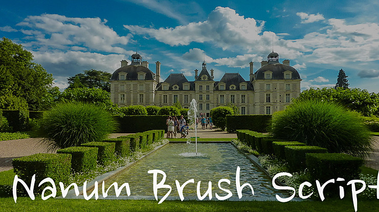 フォント Nanum Brush Script