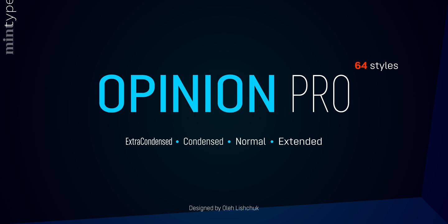フォント Opinion Pro