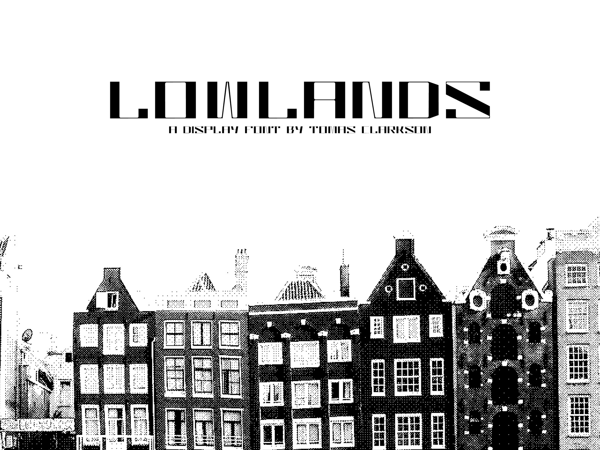 フォント Lowlands
