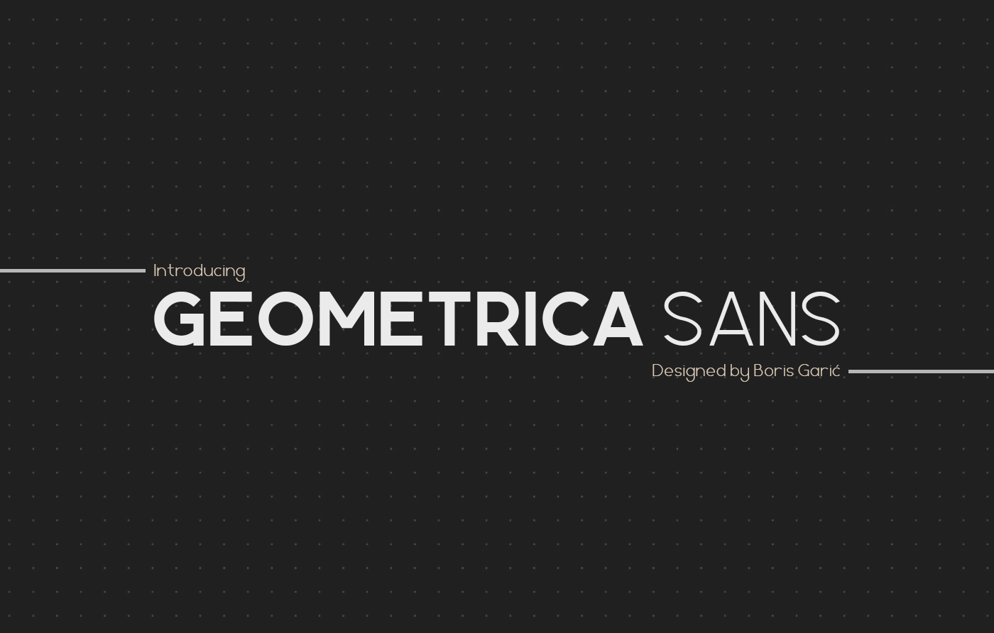 フォント Geometrica Sans