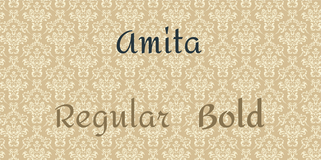 フォント Amita