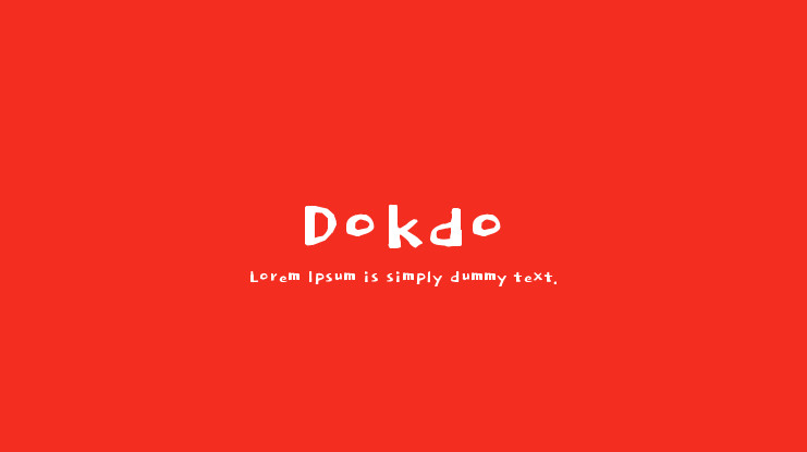 フォント Dokdo