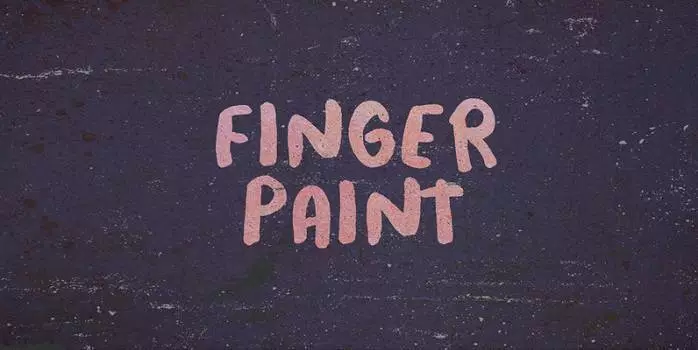 フォント Finger Paint