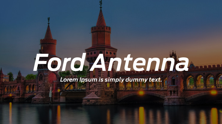 フォント Ford Antenna