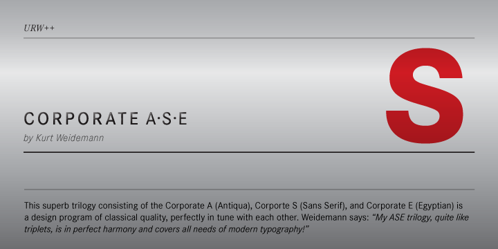 フォント Corporate S