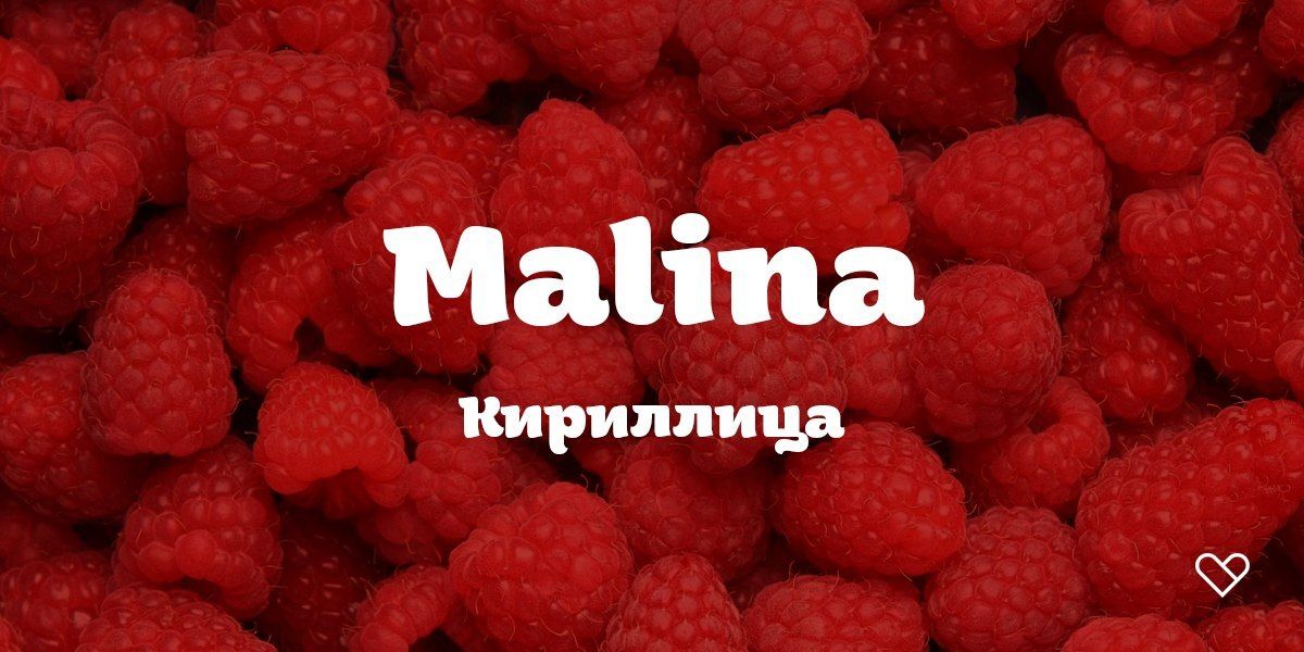 フォント Malina